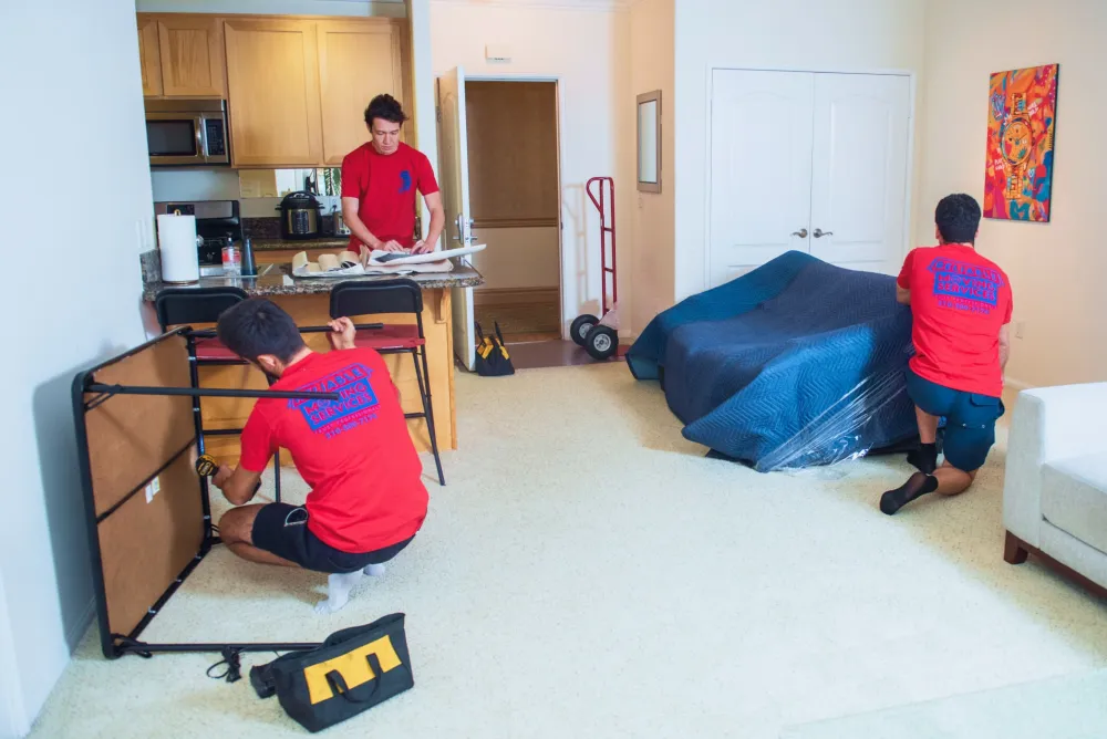Reliable Moving Services crew on a local Los Angeles move.