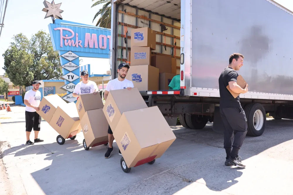Reliable Moving Services crew working consistently across Southern California.